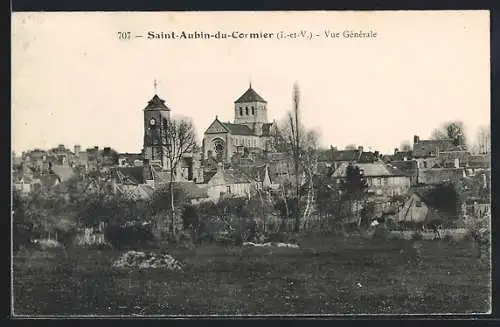 AK Saint-Aubin-du-Cormier, Vue Gènèrale