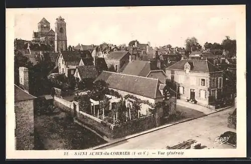 AK Saint-Aubin-du-Cormier, Vue gènèrale