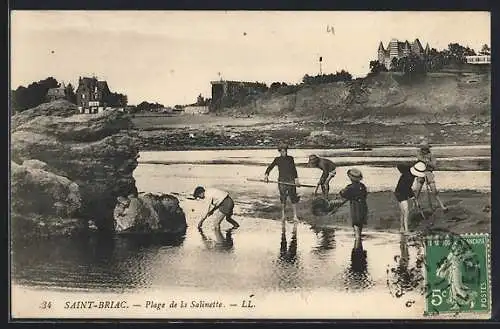 AK Saint-Briac, Plage de la Salinette