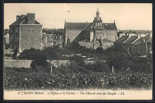 AK Saint-Briac, L`Eglise et le Clocher