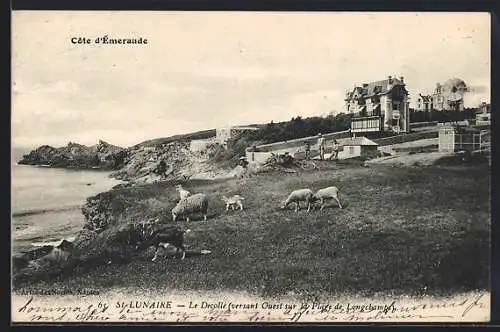 AK Saint-Lunaire, Le Decollè (versant Ouest sur la Plage de Longchamps)