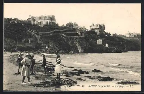 AK Saint-Lunaire, La plage