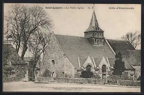 AK Saint-Lunaire, La Vieille Eglise