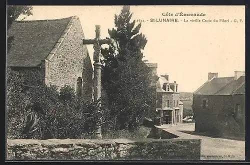 AK Saint-Lunaire, La vieille Croix du Pilori