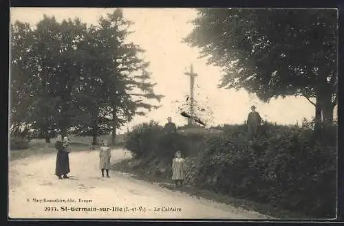 AK St-Germain-sur-Ille, Le Calvaire