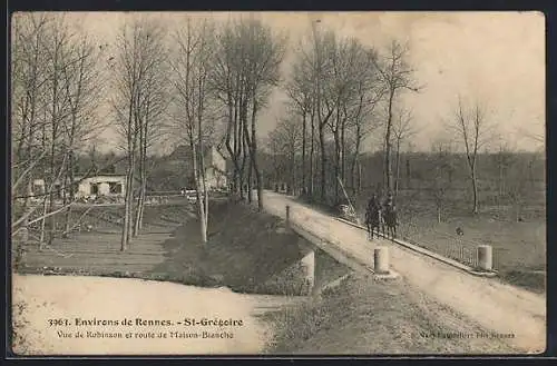 AK St-Grègoire, Vue de Robinson et route de Maison-Blanche