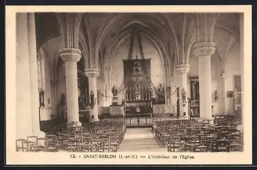 AK Saint-Erblon, L`Intèrieur de l`Èglise