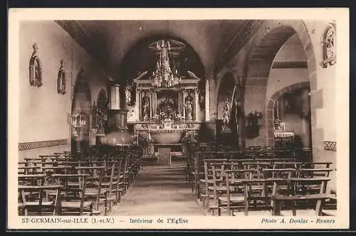 AK St-Germain-sur-Ille, Intèrieur de l`Eglise