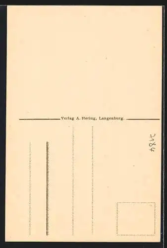 AK Langenburg, Häuserpartie am Stadttor