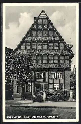 AK Bad Salzuflen, Renaissance-Haus aus dem 16. Jh.