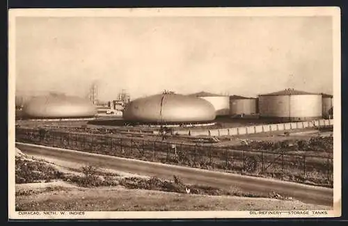 AK Curacao, Oil-Refinery, Storage Tanks, Erdöltanks