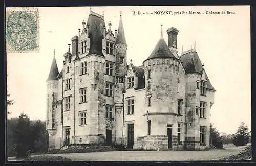 AK Noyant /Ste-Maure, Chateau de Brou