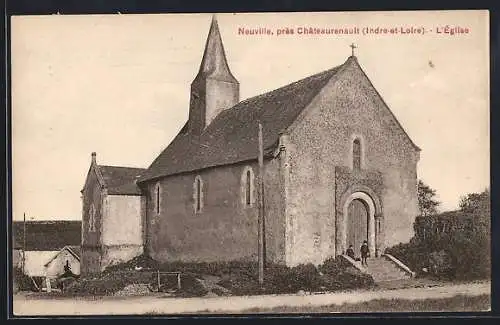 AK Neuville /I.-et-L., L`Eglise