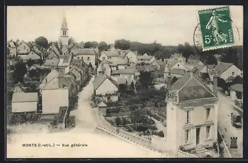 AK Monts /I.-et-L., Vue generale