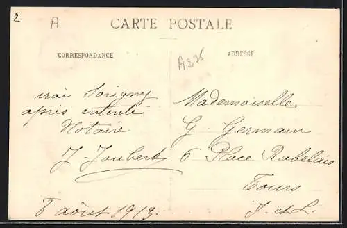 AK Montbazon /I.-et-L., Ruines du Donjon