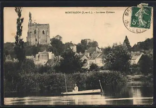 AK Montbazon /I.-et-L., Le vieux Chateau