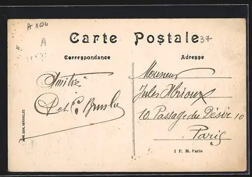 AK Montbazon, Vue prise du Bras de l`Indre dit La Douve