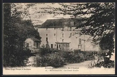 AK Montbazon /I.-et-L., Le Grand Moulin