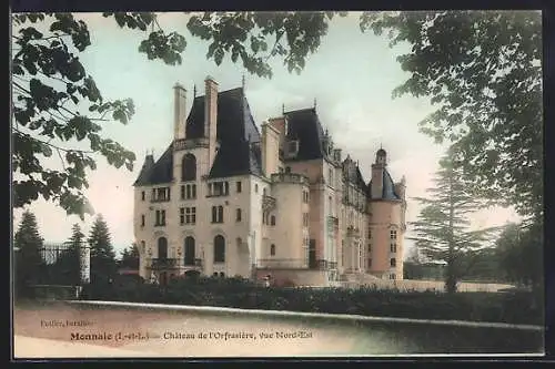 AK Monnaie /I.-et-L., Chateau de l`Orfrasière, vue Nord-Est