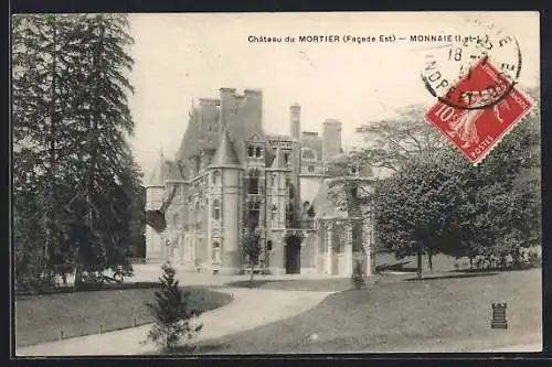 AK Monnaie /I.-et-L., Chateau du Mortier, Facade Est