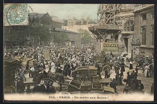 AK Paris, Un matin aux Halles