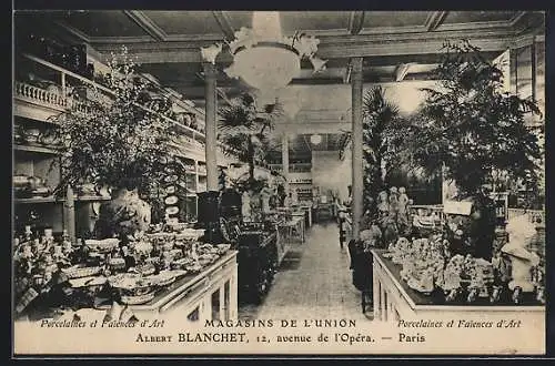 AK Paris, Albert Blanchet, Magasins de l`Union, 12, avenue de l`Opéra