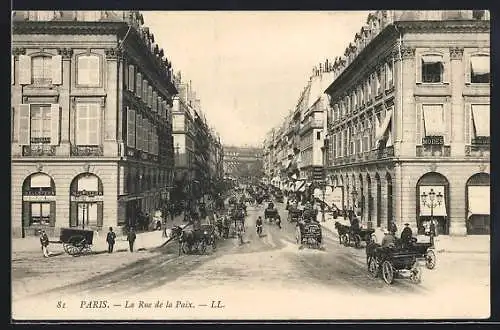 AK Paris, La Rue de la Paix