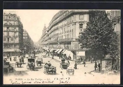 AK Paris, La Rue Turbigo