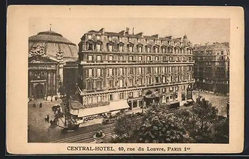 AK Paris, Central Hotel, 40, rue du Louvre