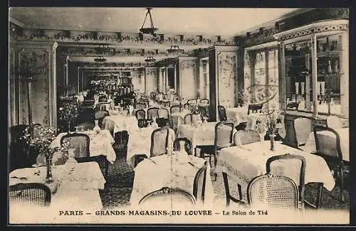 AK Paris, Grands Magasins du Louvre, Le Salon de Thé