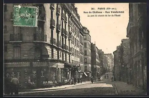 AK Paris, Rue du Chateau, Rue Vandamme