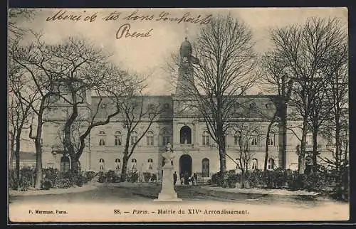 AK Paris, Mairie du XIV Arrondissement