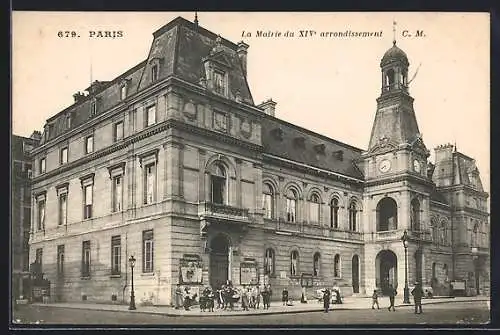 AK Paris, La Mairie du XIV arrondissement