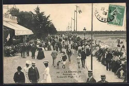 AK La Rochelle, Boulevard de la nouvelle Plage