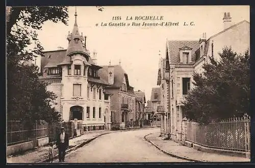 AK La Rochelle, La Genette Rue Jeanne-d`Albret