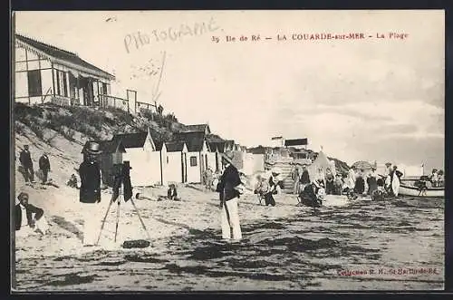 AK La Couarde-sur-Mer, La Plage