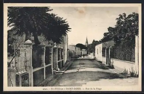 AK Saint-Denis /Ile d`Oleron, Rue de la plage