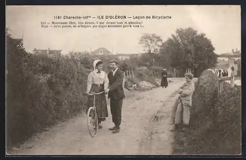 AK Ile d`Oleron, Lecon de Bicyclette