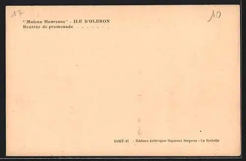AK Ile d`Oleron, Maison Heureuse, rentrée de promenade