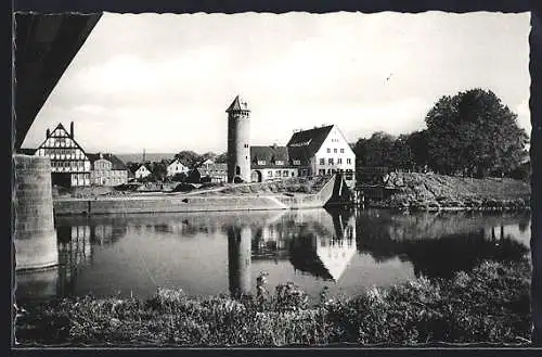 AK Holzminden /Weser, Blick auf die Jugendherberge