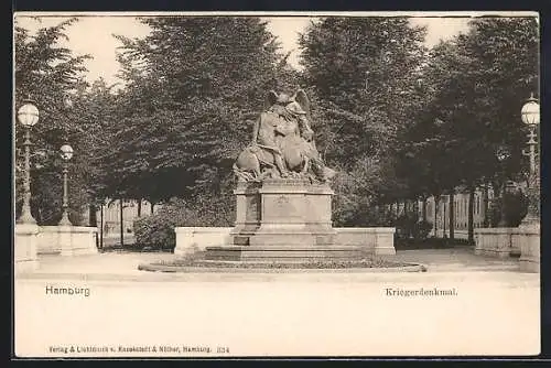 AK Hamburg-Neustadt, Kriegerdenkmal