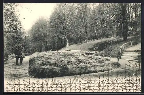 AK Hof i. Bayern, Partie auf den Theresienstein