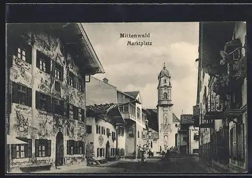 AK Mittenwald, Marktplatz