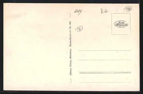 AK Mittenwald, Strassenpartie mit Geschäft