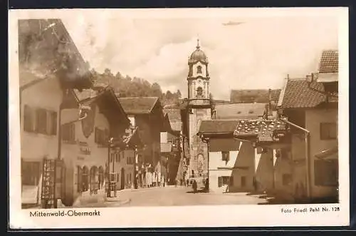 AK Mittenwald, Obermarkt