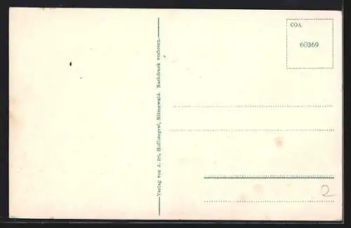 AK Mittenwald a. Isar, bemalte Häuser auf dem Obermarkt