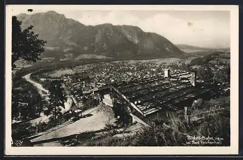 AK Bad Reichenhall, Bildstöcklalm im Hintergrund Hochstauffen