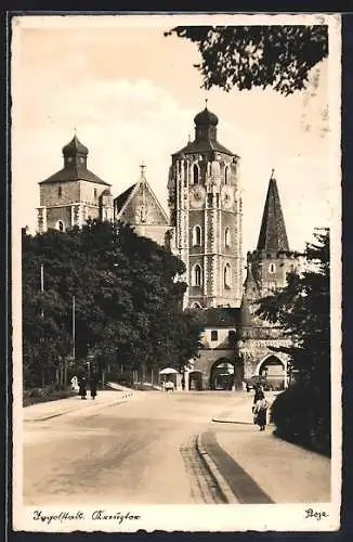 AK Ingolstadt, Strassenpartie zum Kreuztor