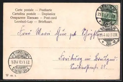 AK Berlin-Tiergarten, Goldfischteich