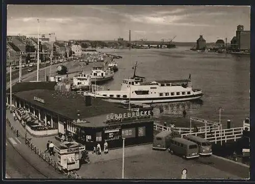 AK Flensburg, Förderbrücke aus der Vogelschau